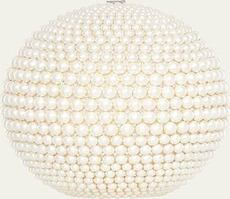 Judith Leiber Sphere Pearly Minaudiere