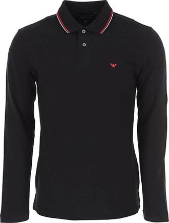 Emporio Armani Klassiek poloshirt - Heren - Polos - Zwart - M - Tops