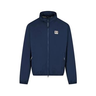 Aquascutum Zip-throughs, male, Blue, Size: 2XL Zip-through