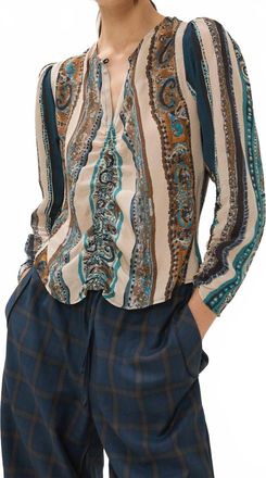 Maria Cher Lennon Paula Top In Blue