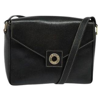 Celine Pre-owned Leather celine-bags - Dames - Vintage Schoudertas - Zwart - ONE Size - Leer - Vintage