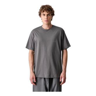 Yohji Yamamoto Tops, Heren, Grijs, M, T-Shirts