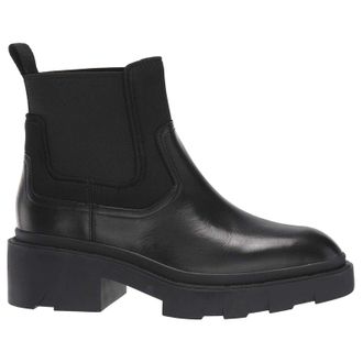 Ash Metro Leather Womens Ankle Boots - Black - Size:UK 6