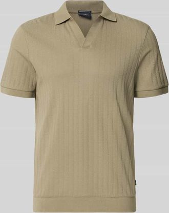 Joop Regular Fit Poloshirt mit V-Ausschnitt Modell Baronito in Lind, Gr&ouml;&szlig;e XXL