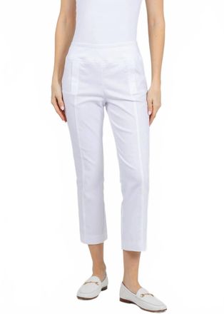 Elliott Lauren Control Stretch Crop Pants In White