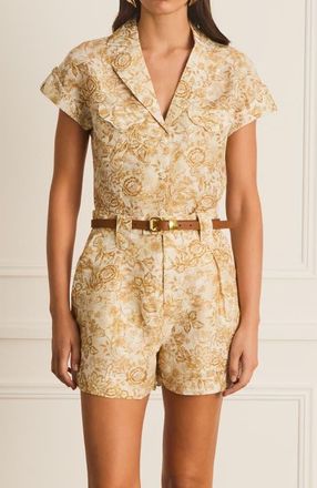 Aqua Blu Australia Luminary Christine Shirt in Gold at Nordstrom, Size X-Large