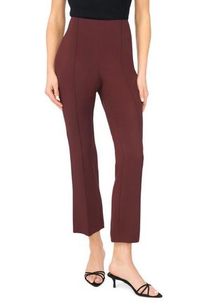 Ted Baker Louisa Pintuck Ankle Pants in Bitter Chocolate at Nordstrom, Size 2