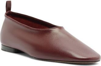 Schutz Hadley Flat in Wine Berry at Nordstrom, Size 10.5