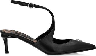 Philipp Plein Pumps Skull in pelle 55mm - Nero