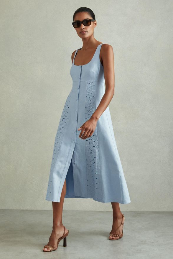Reiss peacock dress sales
