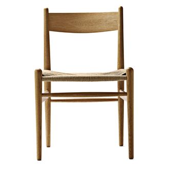 Carl Hansen & S&oslash;n CH36 Chair, Eiche ge&ouml;lt / Naturgeflecht