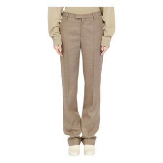 Maison Margiela unisex, Broeken, Beige, Maat: S Wol