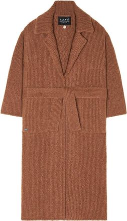 Alanui knitted robe coat - women - Silk/Cashmere - S - Brown