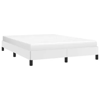 vidaXL Giroletto Bianco 140x190 Cm In Similpelle - Vidaxl