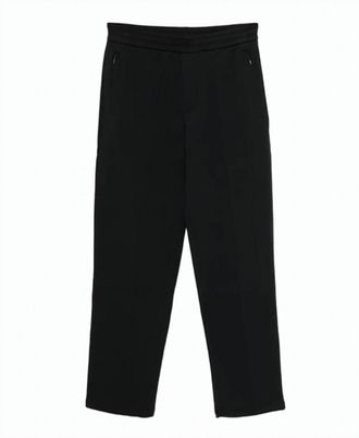 Emporio Armani Straight Technical Stretch Elastic Waist Trousers