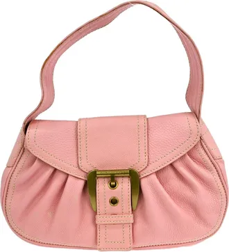 Celine Celine Evening Clutch Smooth Calfskin Pink Leather Handbag (Pre-Owned)