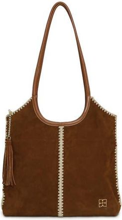 Belle & Bloom Back To Friends Suede Shopper in Brown at Nordstrom
