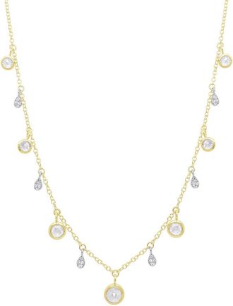 Meira T 14K 1.12 Ct. Tw. Diamond & Rough Diamonds Necklace