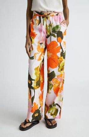 Stine Goya Gemi Floral Drawstring Pants in Summer Day Poppies at Nordstrom Rack, Size Small