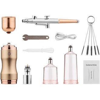 OEM Kit De Aer&oacute;grafo, Mini Kit De Aer&oacute;grafo Con Compresor, Aer&oacute;grafo Port&aacute;til Recargable Para Maquillaje, Modelismo, Pintura, Decoraci&oacute;n De Pasteles, Mani