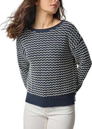 Lilla P Long Sleeve Zig Zag Sweater