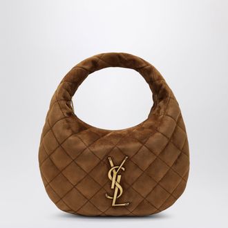Saint Laurent Caramel-coloured Icarino bag in quilted suede