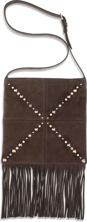Valentino Garavani Mens Nellc&ocirc;te Shoulder Bag Testa Di Moro Calf Leather Bos Taurus