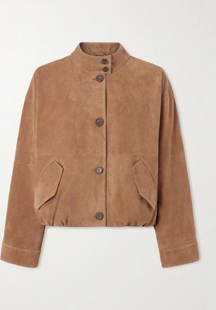 SIMKHAI Giacca In Camoscio Marley - Marrone