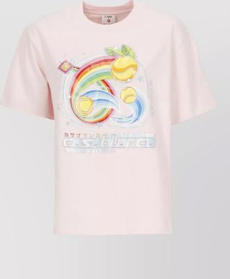 Casablanca printed cotton t-shirt