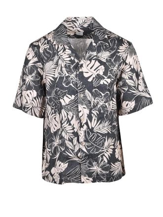 Eleventy Black Linen Shirt