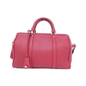 Louis Vuitton Red Color Leather Boston Bag (Pre-Owned)