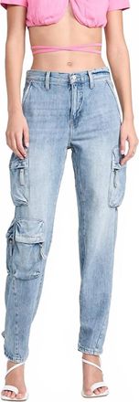 Pistola Denim Bobbie Utility Ankle Cargo Jeans In Varsity Wash