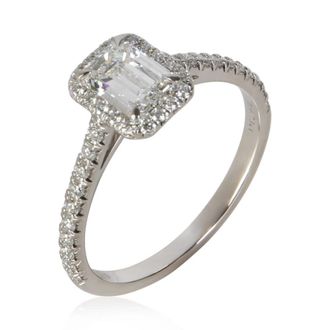 Tiffany & Co. Pre-Owned Tiffany & Co. 0.73 ct Emerald Diamond Soleste Engagement Ring