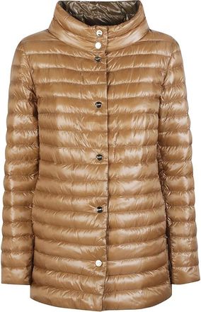 Herno A-Shape Reversible Donsjas - Dames - Winterjassen - Bruin - S - Jassen