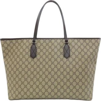 Gucci Pre-owned Vintage Tote Bag - Dames - Vintage Shopper - Bruin - ONE Size - Vintage