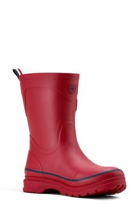 Ariat Kelmarsh Waterproof Mid Rubber Boot in Red at Nordstrom Rack, Size 10.5