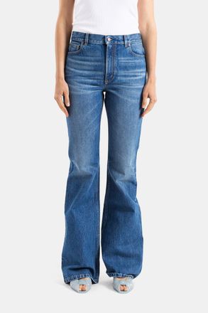 Chlo&eacute; Womens Blue Denim Flare Jeans