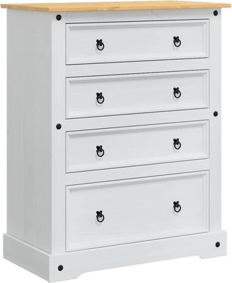 vidaXL Ba&uacute;les De Almacenamiento Con Caj&oacute;n Corona 92 X 48 X 114 Cm Vidaxl