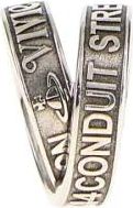 Vivienne Westwood Amos Ring - Dames - Ringen - Grijs - L - Accessoires