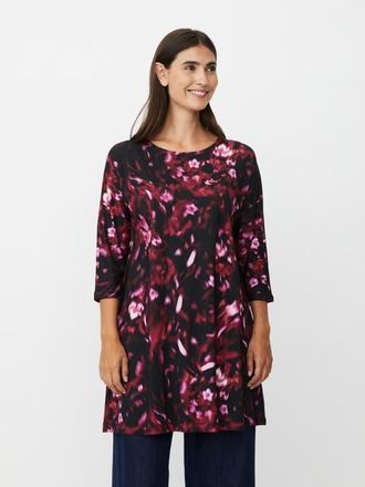 Masai Magertine Floral Swing Tunic in Tawny Port at Nordstrom, Size Xx-Large