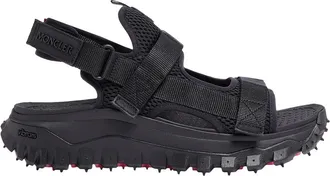 Moncler Moncler Trailgrip Vela Sandals, Men, Black, Size: 42