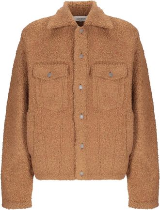 Laneus Giacca-camicia con bottoni - Marrone