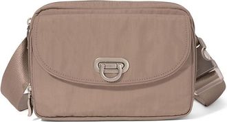 Baggallini Coastal Flip Lock Sling Handbags Moonrock, Nylon