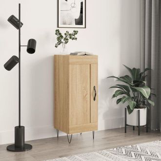 vidaXL Vidaxl - Aparador Madera Contrachapada Color Roble Sonoma 34,5x34x90 Cm