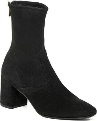 Fratelli Rossetti Schoenen, Dames, Zwart, 40 EU, Su&egrave;de, Stivaletto in suede con cerniera e tacco