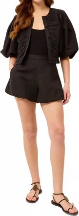 Marie Oliver Roxy Pull-On Short In Black