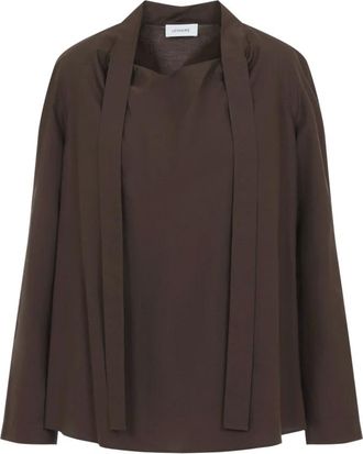 Christophe Lemaire Camicia Ascot - - Blouses & Shirts - Donna - Marrone - S