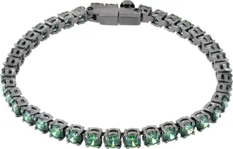 Swarovski Matrix Crystal Tennis Bracelet, Size Small