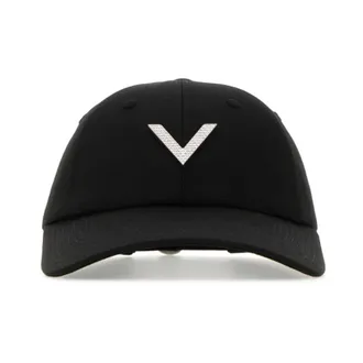 Valentino Garavani Caps, female, Black, Size: 56 CM Cappello