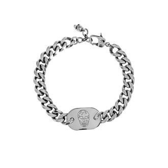Alexander McQueen Skull-plaque Curb-chain Bracelet